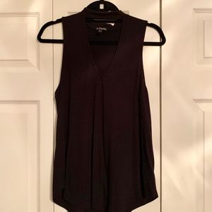 Choker neck t-shirt tank